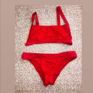 Pacsun red bikini